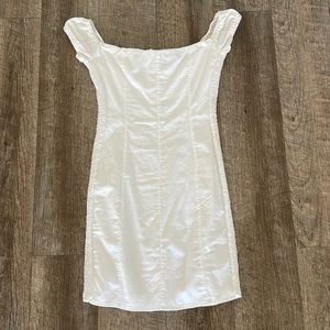 Beautiful white beach dress